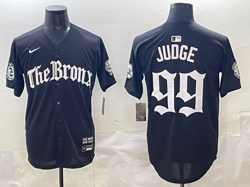 Men 2025 New York Yankees #99 Judge Black Five generations Joint Name Nike MLB Jersey style 31->atlanta falcons->NFL Jersey